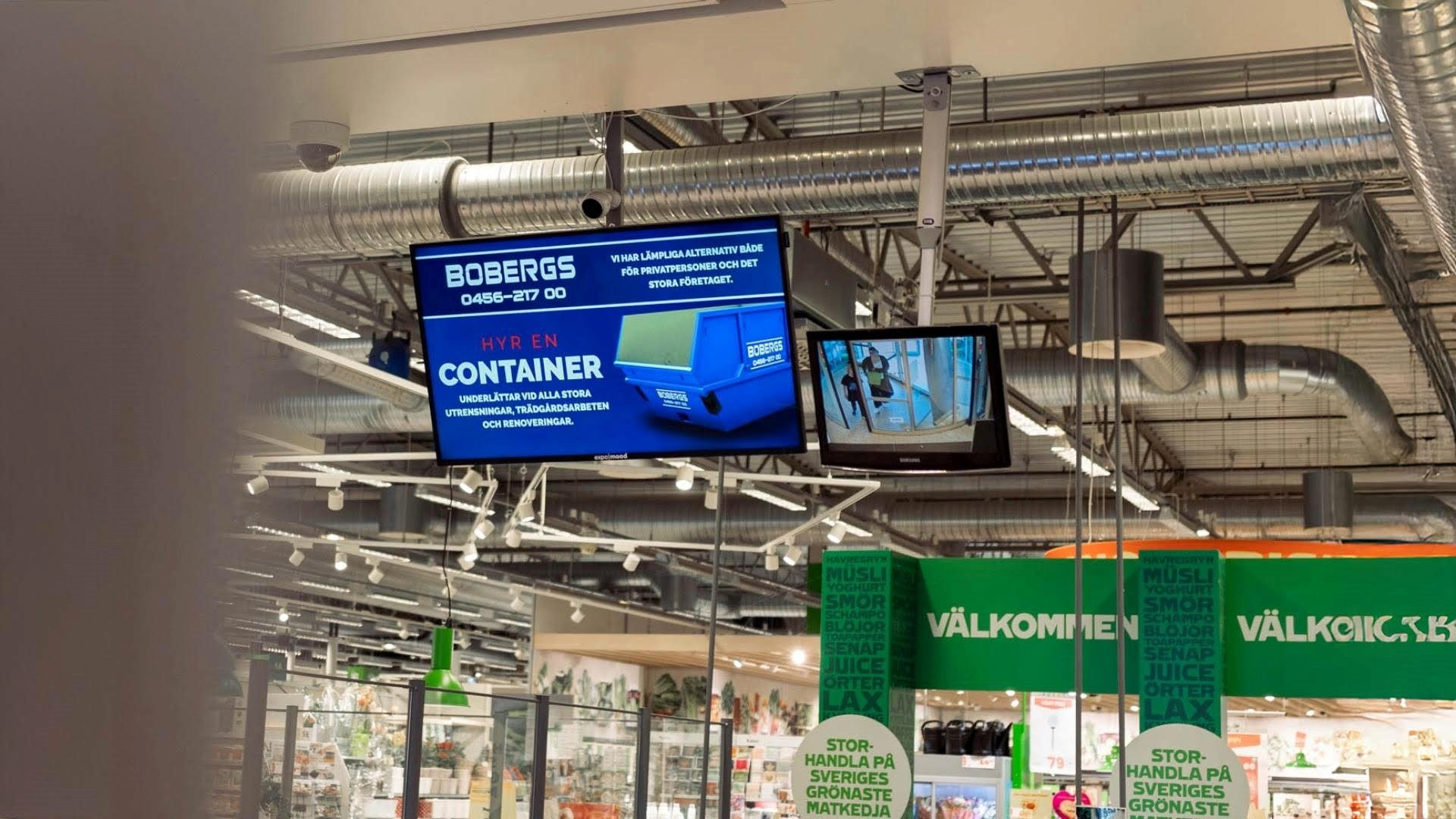 Billboards Karlshamn Coop Entré