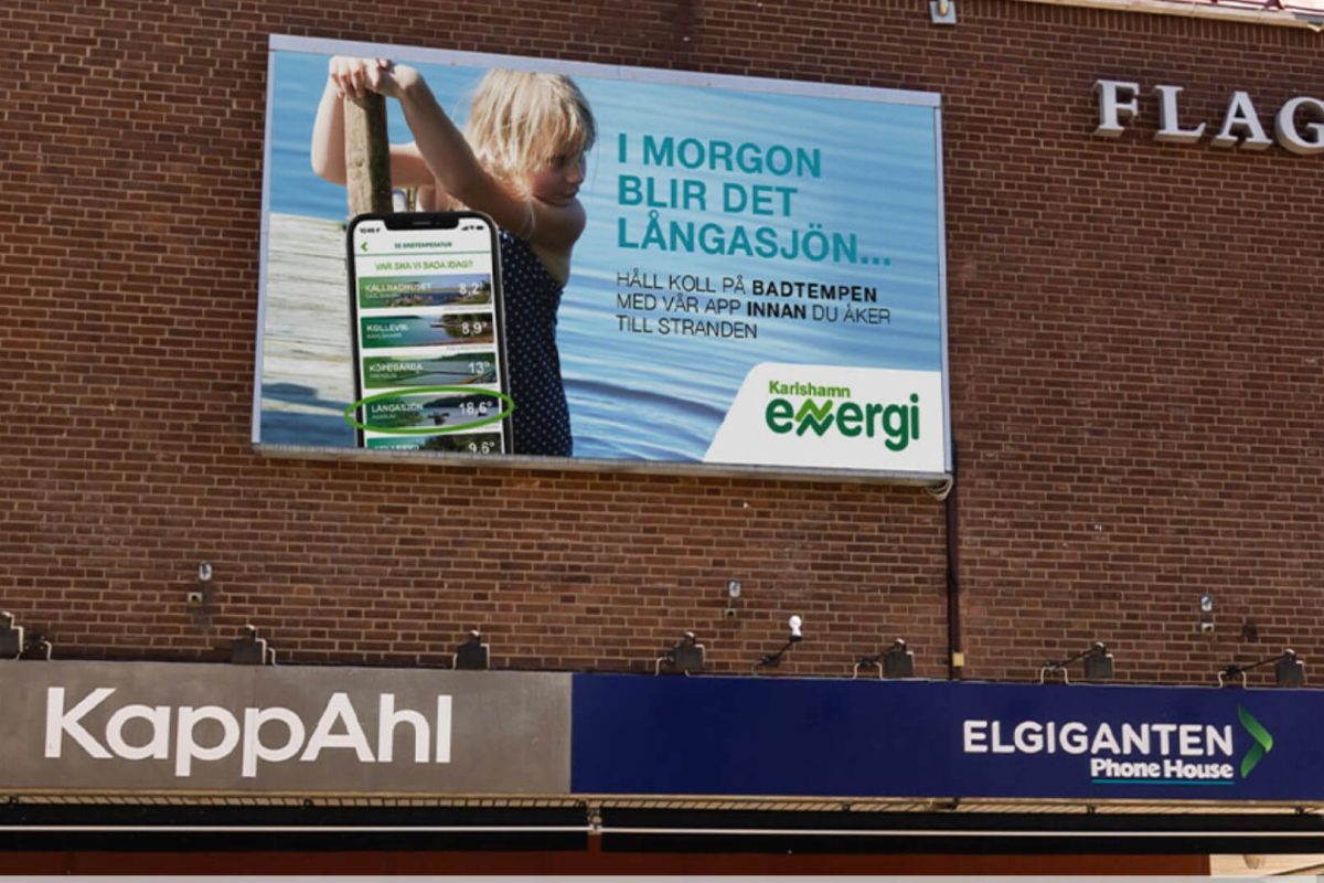 Billboards Karlshamn Flaggen