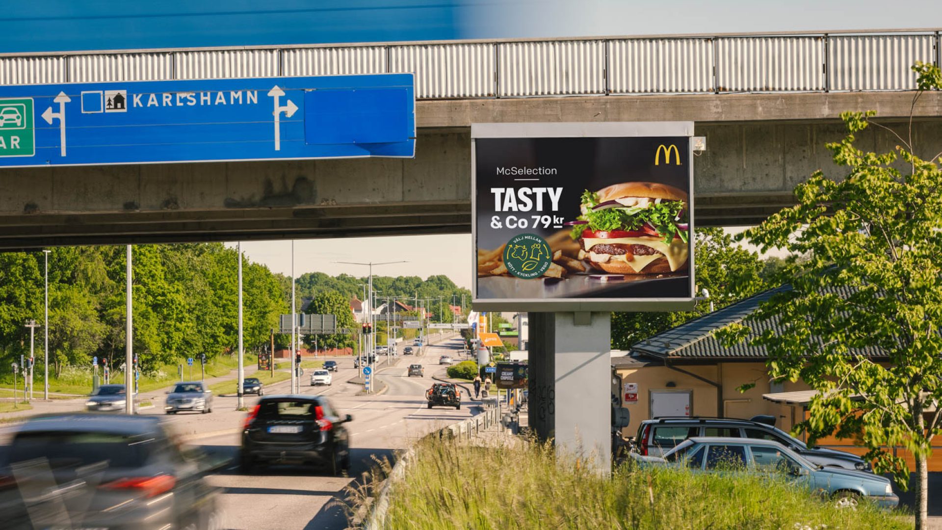 Billboards Karlshamn Mcdonalds