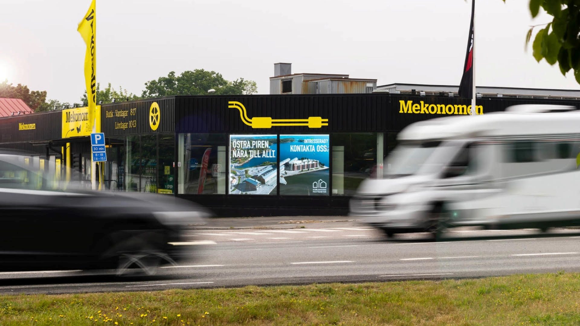 Billboards Solvesborg Mekonomen