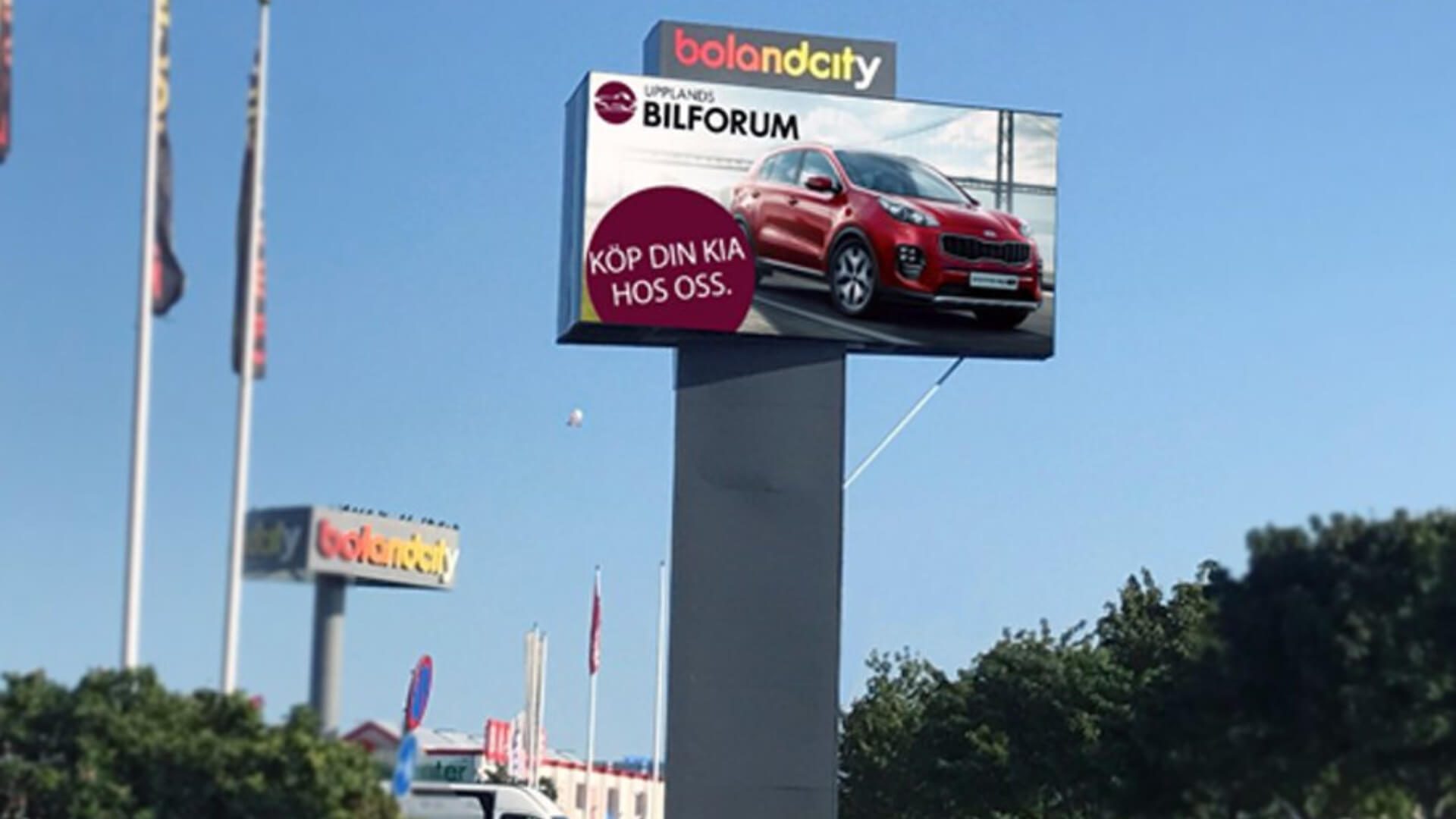 Billboards Uppsala Bolandscity